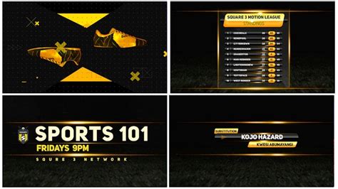 Sports Broadcast Pack After Effects Templates Motion Array