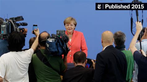 Angela Merkel Calls For European Unity To Address Migrant Influx The