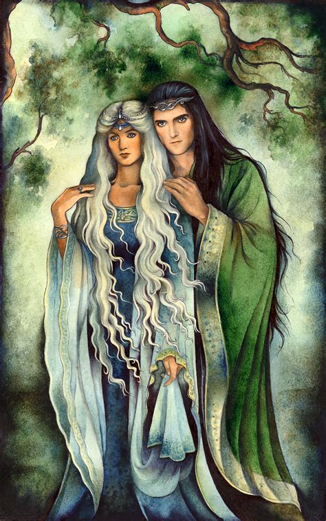 Elrond And Celebrian By Ebe Kastein On Deviantart In 2020 Lotr Art
