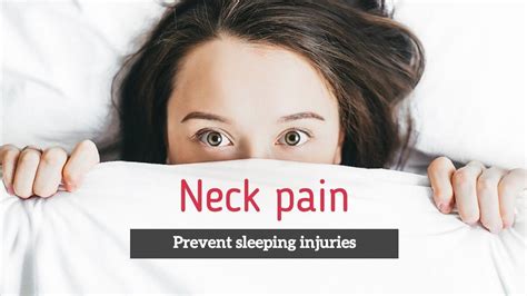 How To Prevent Neck Pain From Sleeping How To Not Injure Yourself In Your Sleep Youtube