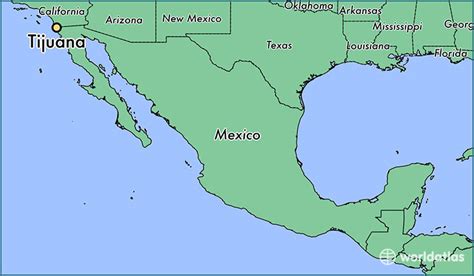 Tijuana Mexico Map