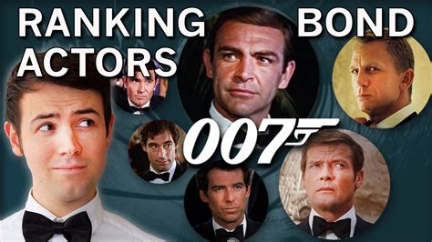 Ranking James Bond Actors Personal Favourites Youtube
