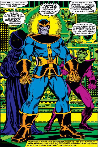 Thanos 1st Appearance And Life Of Captain Marvel 22 33