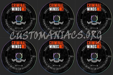 Criminal Minds Season 1 Dvd Label Dvd Covers And Labels By Customaniacs