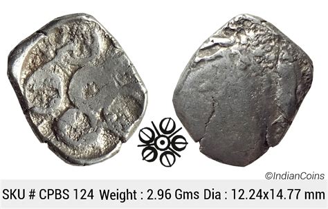 Ancient Punch Marked Coinage Attributed To Gandhara Janapada Single 5