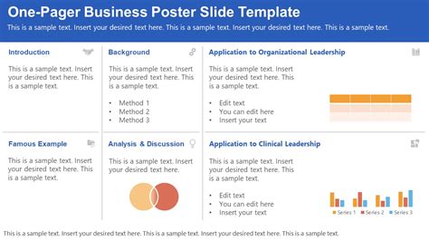 One Pager Business Poster Template For Powerpoint