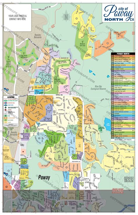Poway Map Full San Diego County Ca Otto Maps