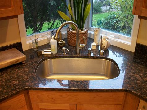 Awesome Single Square Corner Kitchen Sink Kitchen Design Wastafel