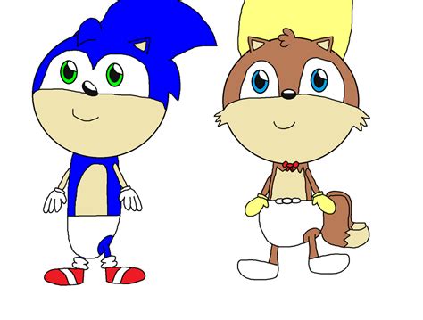 Aosth Baby Sonic And Tails Update By Sweetheart1012 On Deviantart