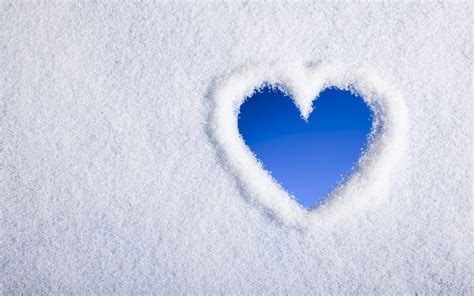 Snow Heart Hd Love 4k Wallpapers Images Backgrounds Photos And