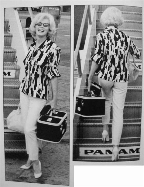 Immortal Marilyn On Fb Head To Toe In A Jax Outfit Monroe Boards A Plane In Early 1962 The