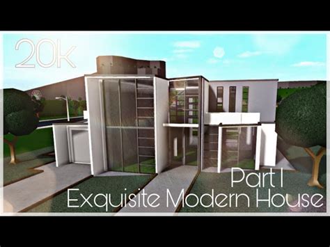 20k Bloxburg House 1 Story Aesthetic Today I Made An Aesthetic One