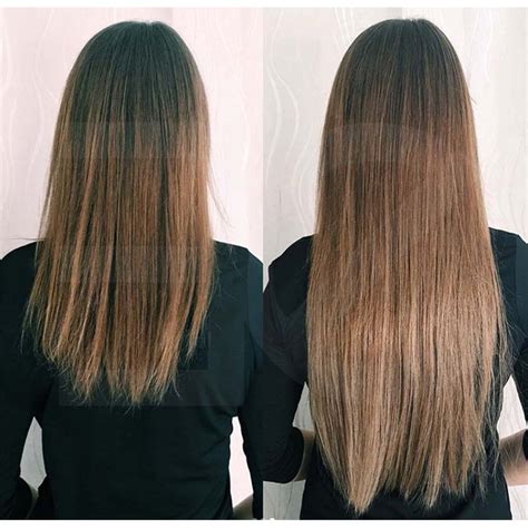 Extension a loop cheveux naturels chatain n°12 48 cm 0.85 Gr