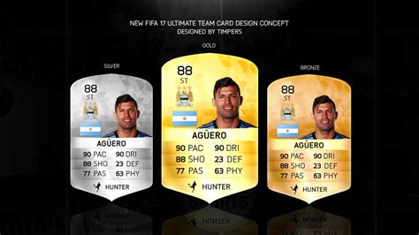Fifa 17 Ultimate Team Card Design Youtube