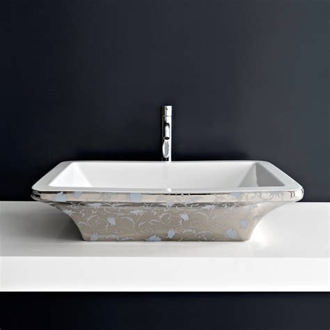 Maybe you would like to learn more about one of these? Lavabi Decorati: Lavabo appoggio 60 Butterfly decoro ...