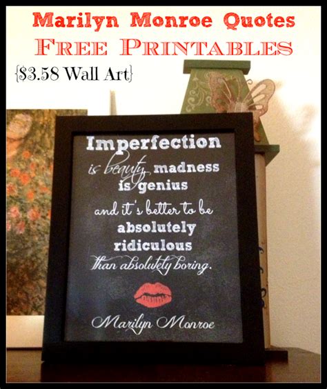 Although monroe owned homes during her marriages, with joe dimaggio and arthur miller, this house was the first she bought without a spouse. Marilyn Monroe Quotes: Use My Free Printables To Make Wall ...