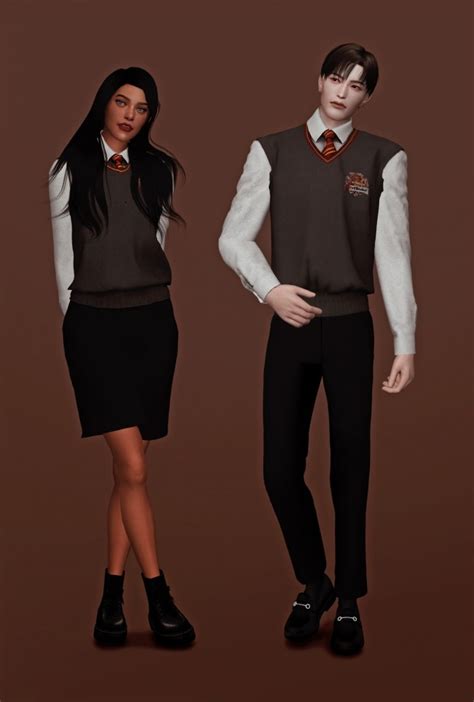 Hogwarts Uniform And Cape At Kiro Sims 4 Updates