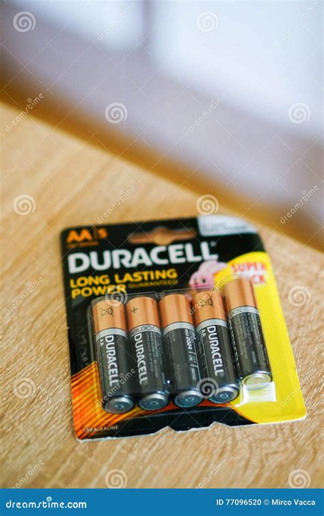 Duracell Batteries Editorial Image Image Of Brand Power 77096520