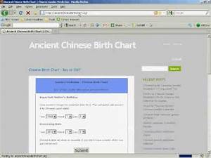 Chinese Birth Chart How To Predict Baby Gender Youtube