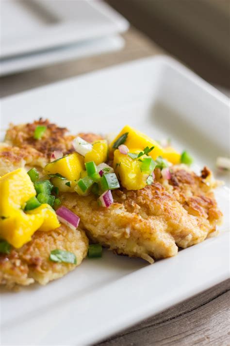 Coconut Crusted Chicken With Mango Salsa Lovely Little Kitchen