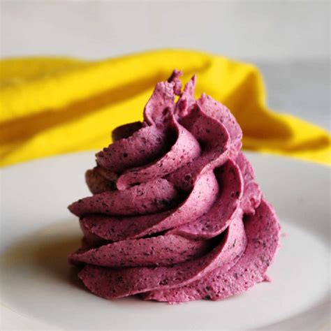 Blueberry Buttercream Frosting Cooking With Carlee