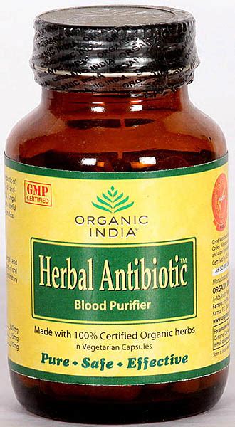 Organic India Herbal Antibiotic Blood Purifier Exotic India Art