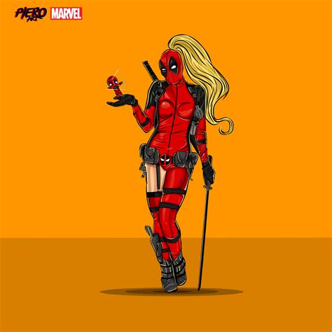Woman Deadpool Deadpoolie Vector Art By Emircanseviindik On Deviantart