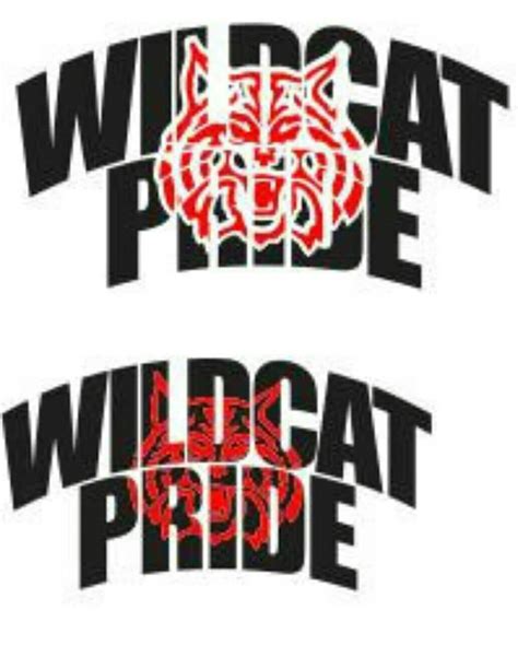 Wildcat Pride Svg Dxf Eps Png Cdr Scal Silhouette Cricut