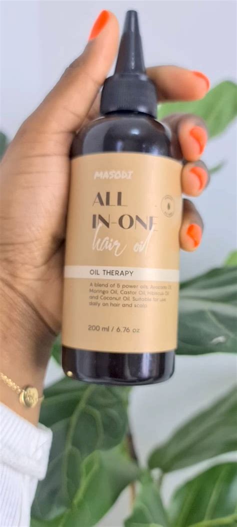Natural Hair Products Scalp Care All In One Hair Oil Masodi