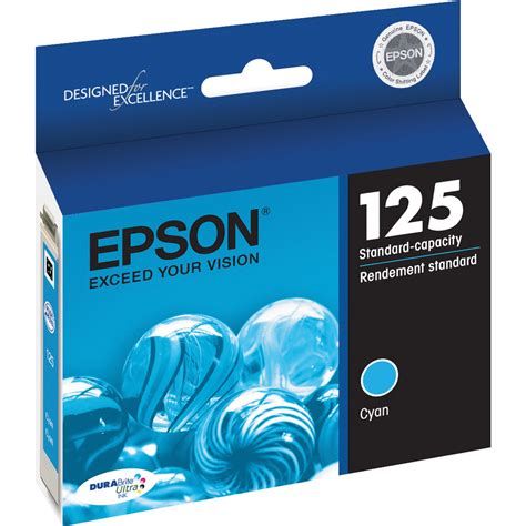 Epson 125 Cyan Ink Cartridge T125220 Bandh Photo Video