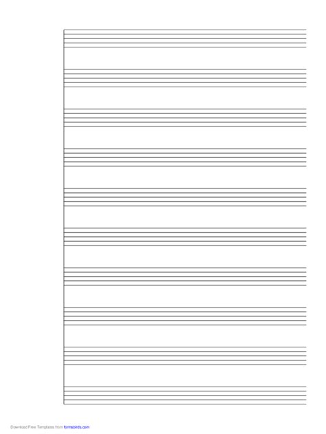 You can easily print this staff paper template to create blank music sheets for all of your instruments. Manuscript Paper - 118 Free Templates in PDF, Word, Excel Download