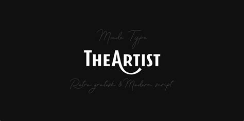 Made The Artist Script Font Free Download And Similar Fonts Fontget
