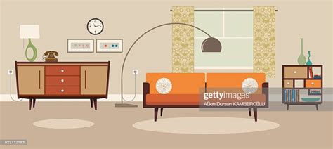 Living Room High Res Vector Graphic Getty Images