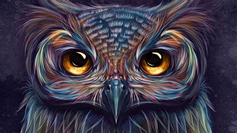 Owl Colorful Art 5k Hd Artist 4k Wallpapers Images