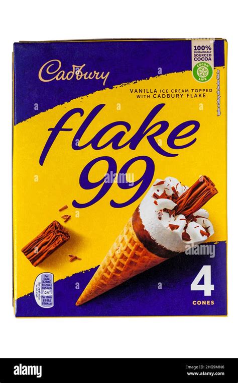 Cadbury Flake Ice Cream Cone Cut Out Stock Images Pictures Alamy