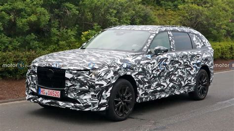 Mazda Cx 80 Spy Photos Catch Suv Testing In Europe Ahead Of Its Launch