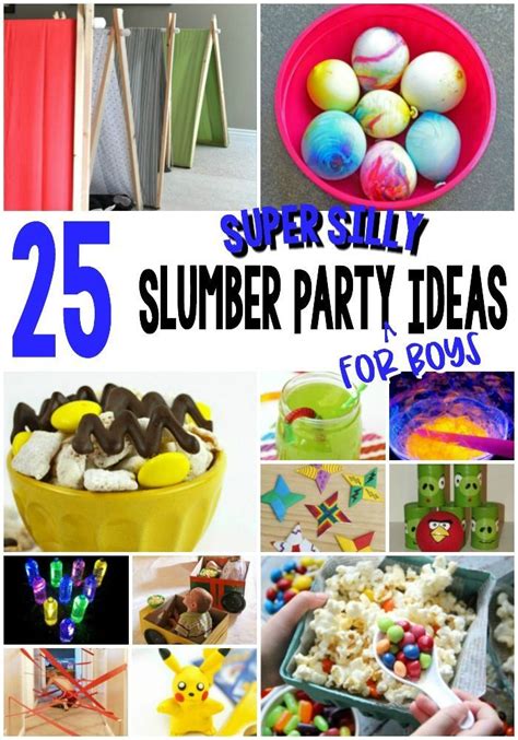 25 Super Silly Slumber Party Ideas For Boys Sleepover Party