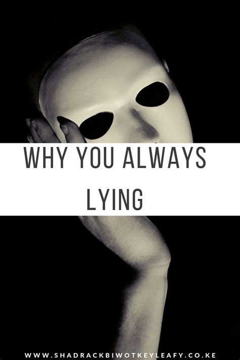 Why You Always Lying Lie Personal Growth Motivation To Loose