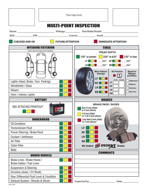 Car Check Sheet Diagram View