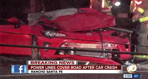 Both parties claim rancho santa fe as home, but in fact they inhabit a world of rare privilege. Two trapped in Rancho Santa Fe power line crash