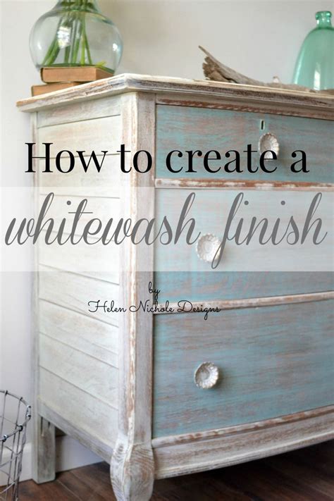Have you ever heard of color washing? How to Create a Whitewash Finish | White washed furniture ...