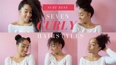 7 Quick And Easy Curly Hairstyles Naturally Curly Youtube