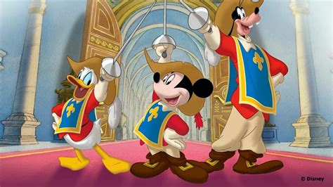 Mickey Donald Goofy In The Movie The Three Musketeers