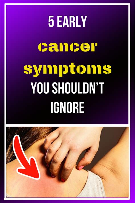 5 Early Cancer Symptoms You Shouldn’t Ignore
