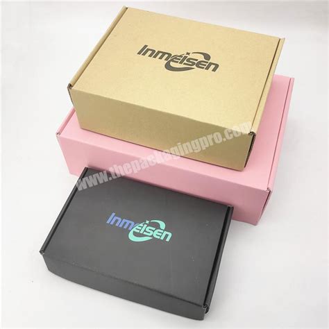Corrugated Custom Cute Shipping Boxes Kraft Brown Shipping Corrugated