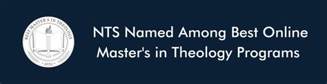 nazarene theological seminary named among best online master s in theology programs by