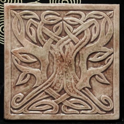 Celtic Ceramic Tile Etsy