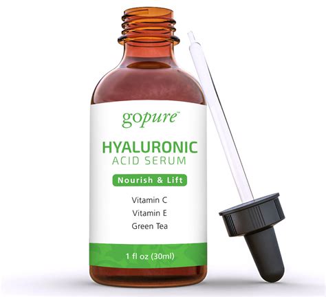 Purchased initially after researching particular ingredients i was after in a hyaluronic product & settled on leonardi since it also contains vitamin c. goPure Hyaluronic Acid Serum with Vitamin C, Green Tea ...