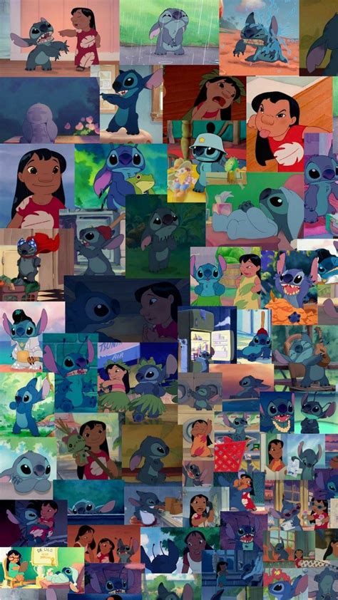 Lilo And Stitch Collage Wallpapers Wallpaper Cave