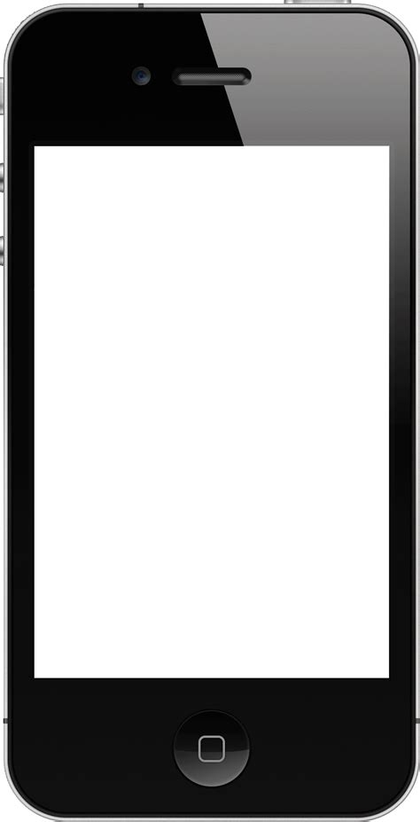 blank phone screen template